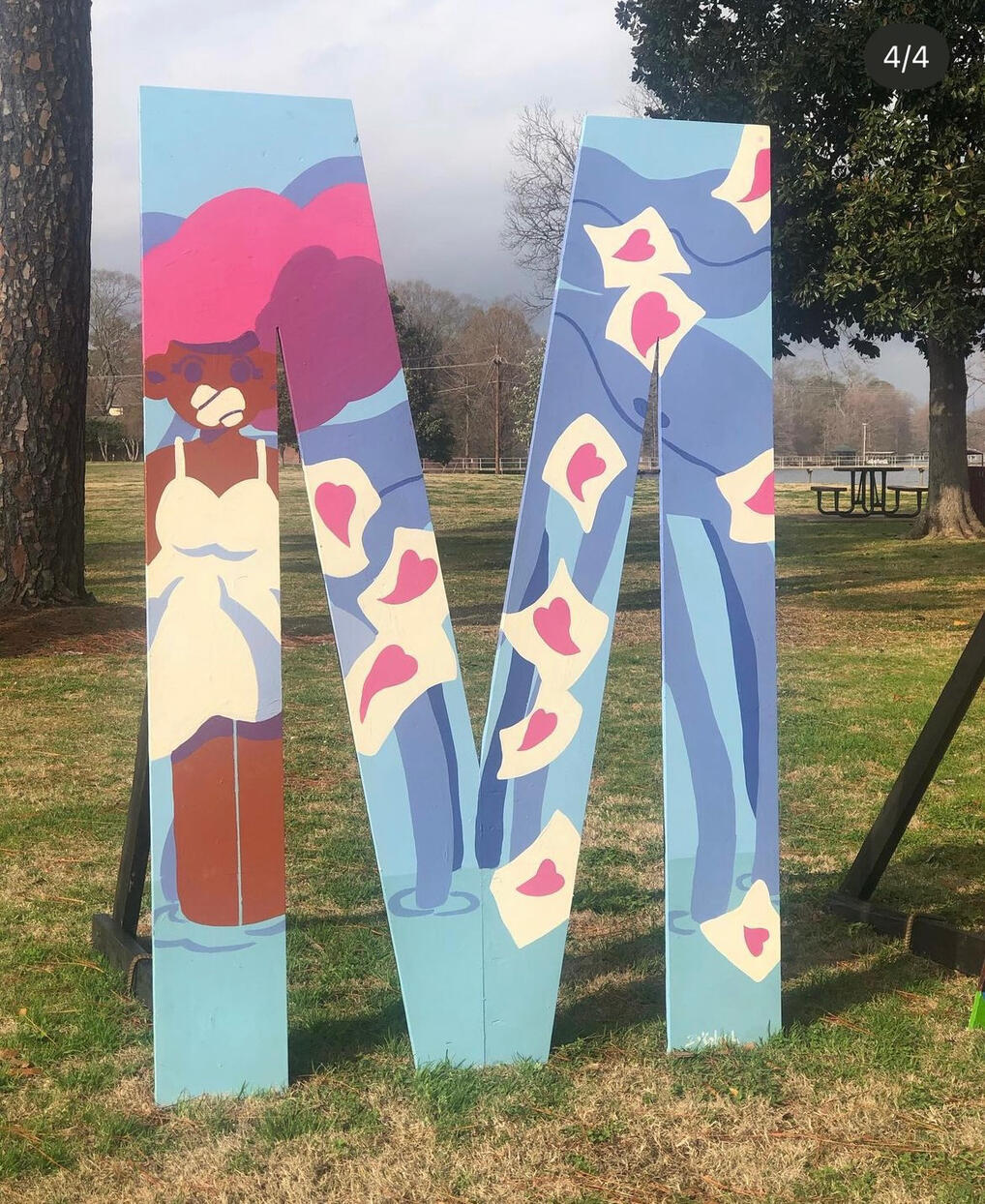 “M” from Black Lives Matter Mural